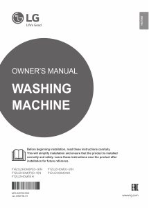 Manual LG F12U2HDM0NH Washing Machine