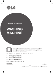 Manual LG F14WM8TT1 Washing Machine