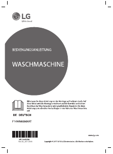 Bedienungsanleitung LG F14WM8WIFI Waschmaschine