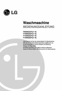 Bedienungsanleitung LG F1468QDP Waschmaschine