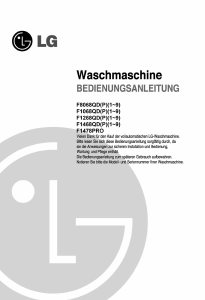 Bedienungsanleitung LG F1478PRO Waschmaschine
