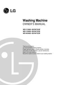 Manual LG WD-12380TP Washing Machine