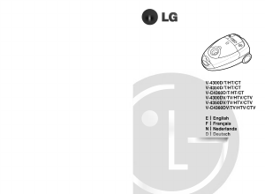 Manual LG V-4350TV Vacuum Cleaner