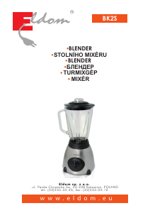 Manual Eldom BK2S Blender