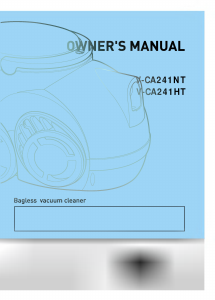 Manual LG V-CA241NTS Vacuum Cleaner