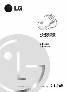 Manual LG V-CA404STQ Vacuum Cleaner