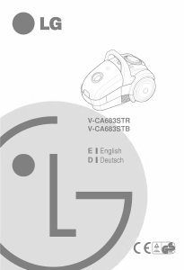 Bedienungsanleitung LG V-CA683STR Staubsauger