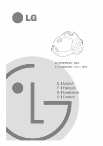Bedienungsanleitung LG V-CP243RDN Staubsauger