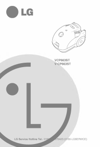 Manual LG V-CP663STS Vacuum Cleaner