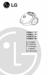 Mode d’emploi LG V-CP983STQG Aspirateur