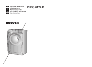 Manual Hoover VHDS 6124 D-07S Máquina de lavar roupa