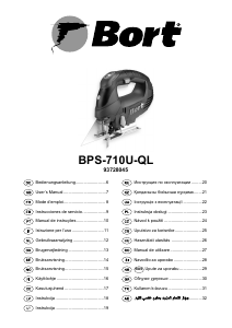 Manual de uso Bort BPS-710U-QL Sierra de calar