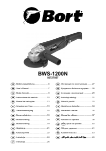 Használati útmutató Bort BWS-1200N Sarokcsiszoló