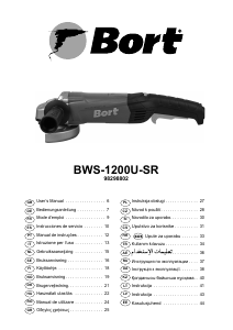 Посібник Bort BWS-1200U-SR Кутошліфувальна машина