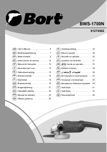 Használati útmutató Bort BWS-1700N Sarokcsiszoló