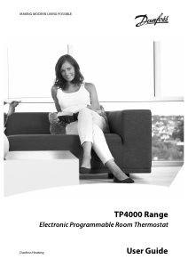 Használati útmutató Danfoss TP4000 Range Termosztát