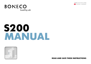 Manual Boneco S200 Humidifier