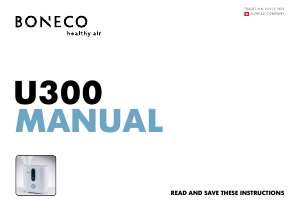 Manual de uso Boneco U300 Humidificador