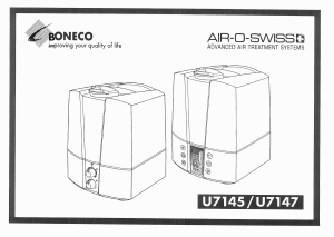 Manual Boneco U7145 Humidifier