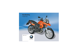 Handleiding BMW F 650 GS (2010) Motor