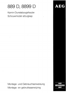Bedienungsanleitung AEG 8899D Dunstabzugshaube
