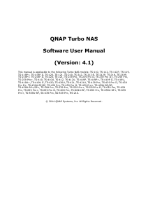 Bruksanvisning QNAP TS-420 NAS