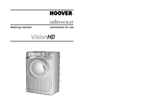 Handleiding Hoover VHD 148A/1 Wasmachine