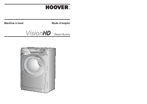 Mode d’emploi Hoover VHD 814-47 Lave-linge