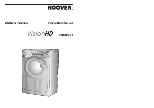 Handleiding Hoover VHD 816 I-80 Wasmachine