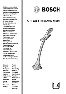 Bedienungsanleitung Bosch ART Easytrim Accu NIMH Rasentrimmer