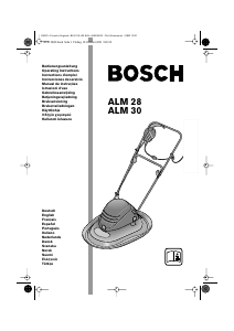 Manuale Bosch ALM 28 Rasaerba