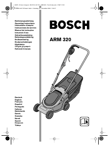 Manuale Bosch ARM 320 Rasaerba