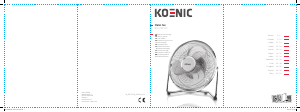 Kullanım kılavuzu Koenic KTF 2221 M Fan