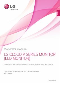 Handleiding LG 19CNV42K-B LED monitor