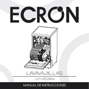Manual de uso Ecron LVM4508 Lavavajillas