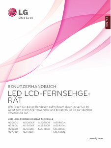 Bedienungsanleitung LG M2280D-PR LED monitor