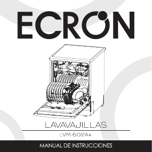Manual de uso Ecron LVM6012 Lavavajillas