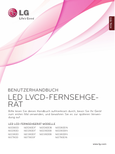 Bedienungsanleitung LG M2380DB-PZ LED monitor