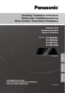 Manual Panasonic KY-B926SLEPG Hob