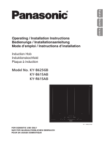 Manual Panasonic KY-R615AB Hob