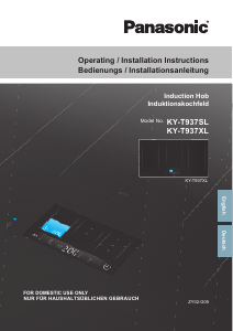 Manual Panasonic KY-T937XLEPG Hob