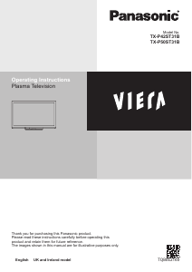 Bruksanvisning Panasonic TX-P50ST31B Viera Plasma TV