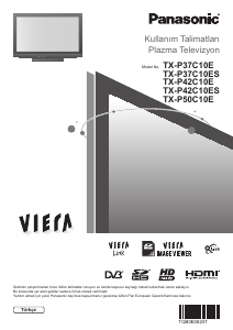 Kullanım kılavuzu Panasonic TX-P42C10E Viera Plazma televizyon