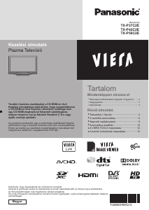 Használati útmutató Panasonic TX-P50C2E Viera Plazmatelevízió