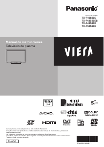 Manual de uso Panasonic TX-P50S20E Viera Televisor de plasma