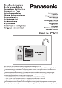 Käyttöohje Panasonic EY0L10 Akkulaturi