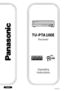 Manual Panasonic TU-PTA300B Digital Receiver