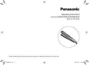 Návod Panasonic EH-HW32 Žehlička na vlasy