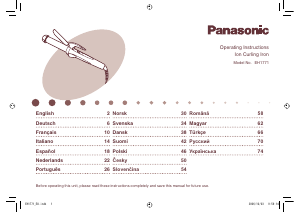 Bedienungsanleitung Panasonic EH-1771 Lockenstab