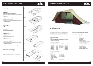 Handleiding De Waard Albatros Tent